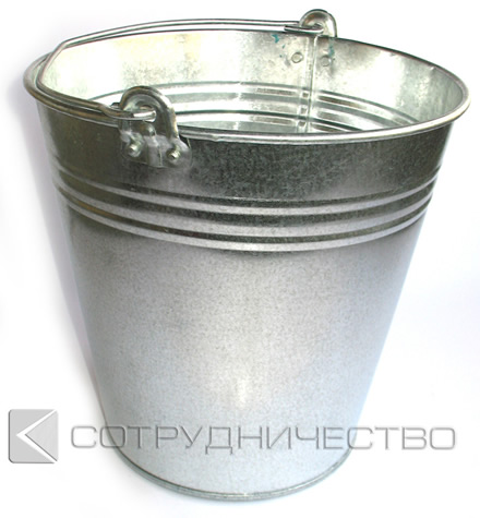 Ведро оцинкованное 10л